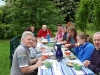 Lunch with produce grown by the participants of the horticultural project funded by IRD Duhallow and provided by The Secret Garden Centre